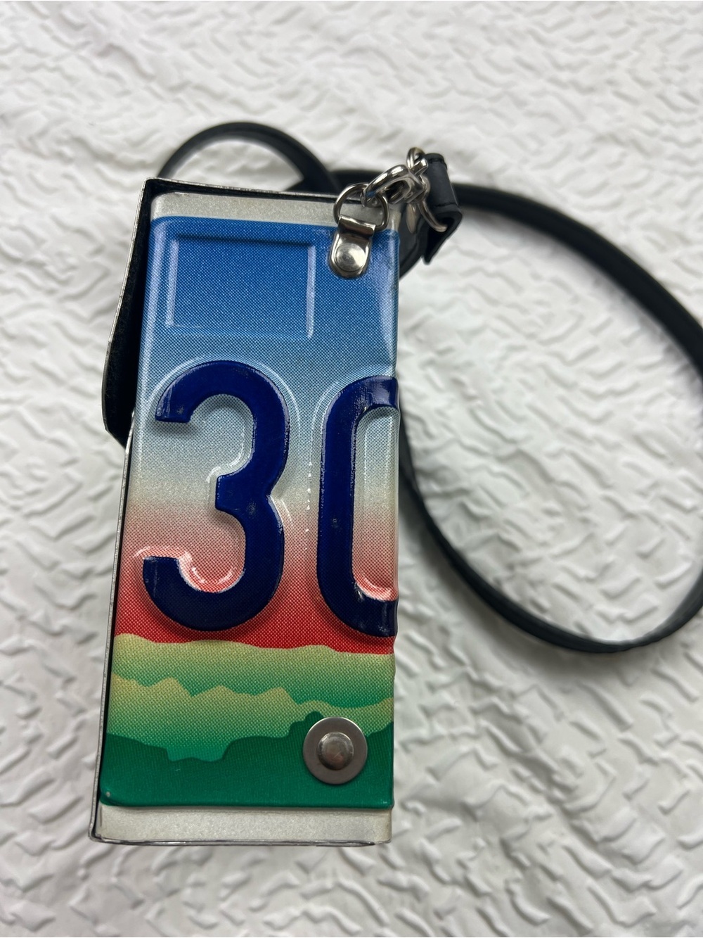 Little Earth Mercer County Kentucky License Plate Purse Nelson - Picture 8 of 13